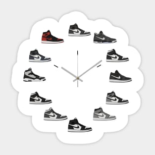 Jordan Sneaker Clock Sticker